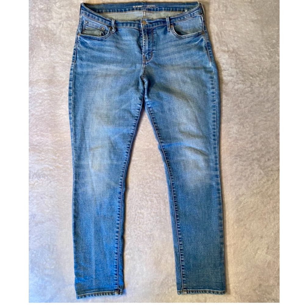 Old navy standard blue jeans